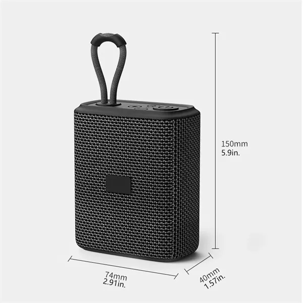 Wireless Bluetooth Speaker Stereo Small Steel Cannon Card - Wireless Bluetooth Speaker Stereo Small Steel Cannon Card - Image 1 of 5