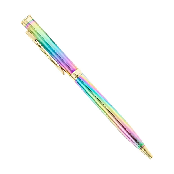 Slim Twisted Activated Metal Pen - Slim Twisted Activated Metal Pen - Image 1 of 3