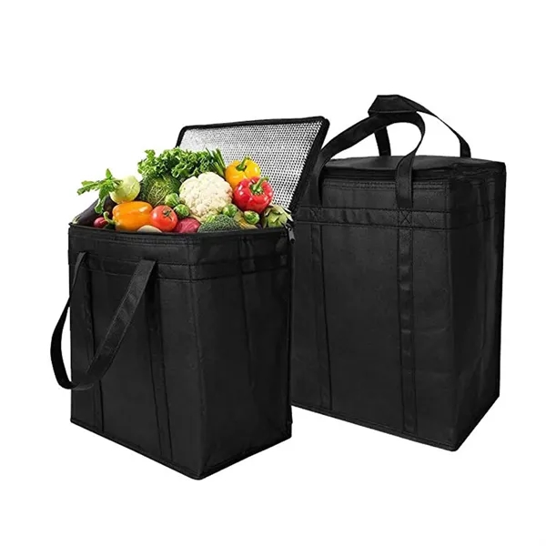 Non-woven Insulated Reusable Grocery Bag - Non-woven Insulated Reusable Grocery Bag - Image 0 of 4