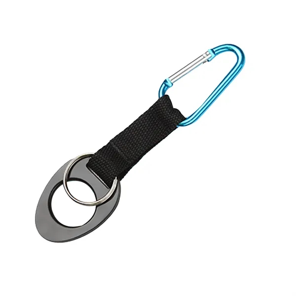 Water Bottle Holder with Carabiner Keychain - Water Bottle Holder with Carabiner Keychain - Image 3 of 3