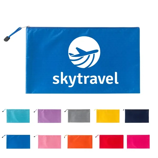 A6 Waterproof Zipper Bag Pencil Pouch - A6 Waterproof Zipper Bag Pencil Pouch - Image 0 of 3