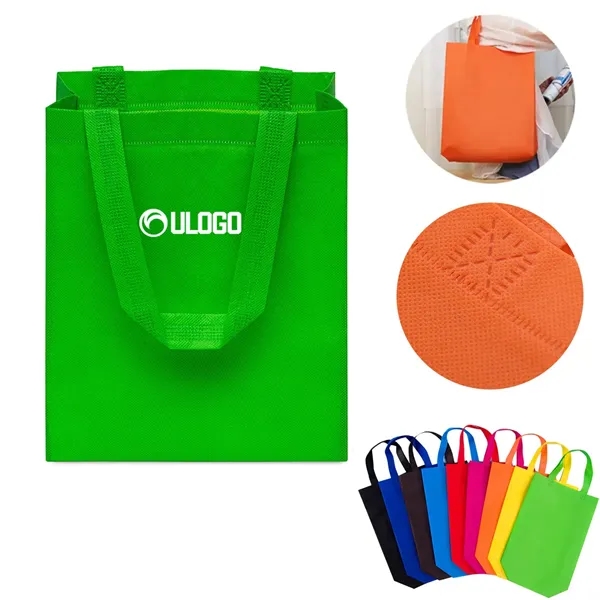 Reusable Non-Woven Tote Grocery Bags with Handles - Reusable Non-Woven Tote Grocery Bags with Handles - Image 0 of 4