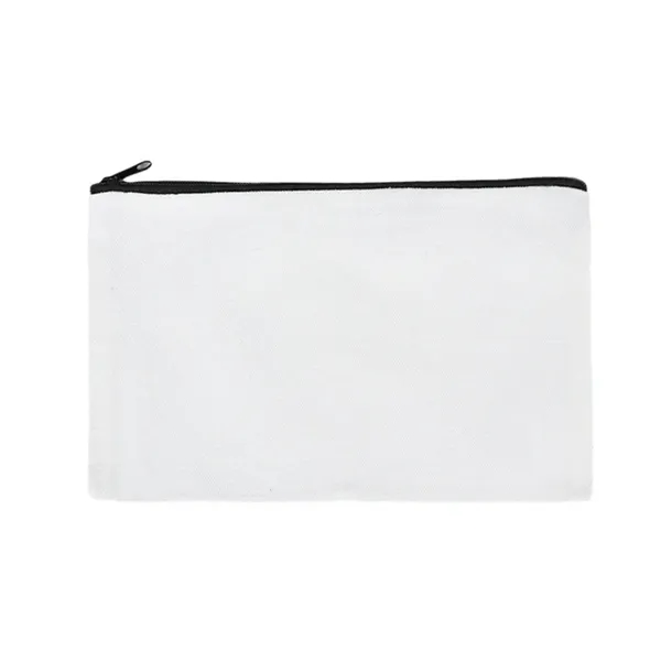 Canvas Zipper Cosmetic Pouch - Canvas Zipper Cosmetic Pouch - Image 3 of 10