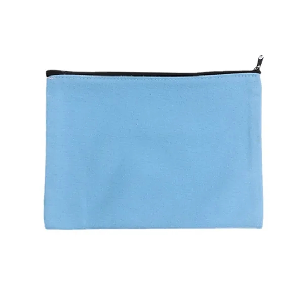 Canvas Zipper Cosmetic Pouch - Canvas Zipper Cosmetic Pouch - Image 4 of 10