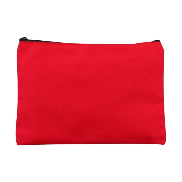 Canvas Zipper Cosmetic Pouch - Canvas Zipper Cosmetic Pouch - Image 8 of 10