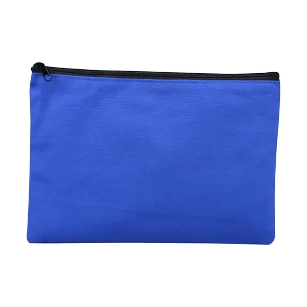 Canvas Zipper Cosmetic Pouch - Canvas Zipper Cosmetic Pouch - Image 9 of 10
