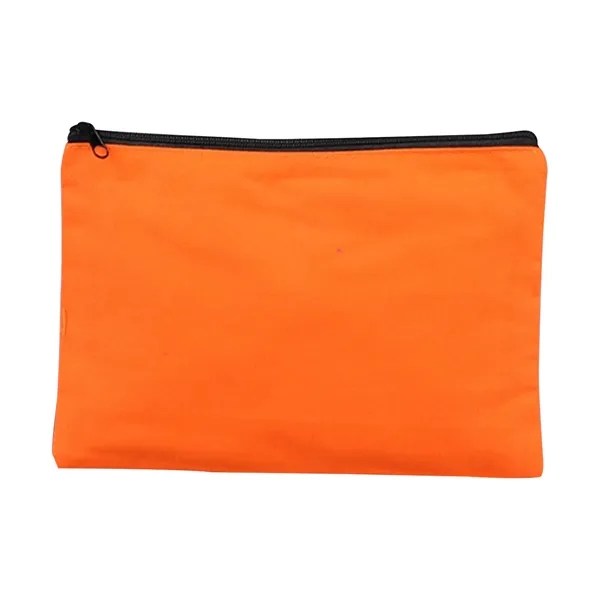 Canvas Zipper Cosmetic Pouch - Canvas Zipper Cosmetic Pouch - Image 10 of 10