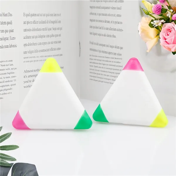 3 Color Triangular Highlighter Pen - 3 Color Triangular Highlighter Pen - Image 15 of 16