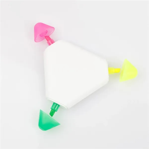 3 Color Triangular Highlighter Pen - 3 Color Triangular Highlighter Pen - Image 16 of 16