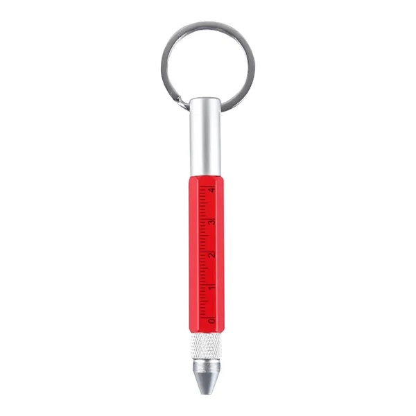 6 In 1 Metal Tool Pen With Key Ring - 6 In 1 Metal Tool Pen With Key Ring - Image 4 of 9