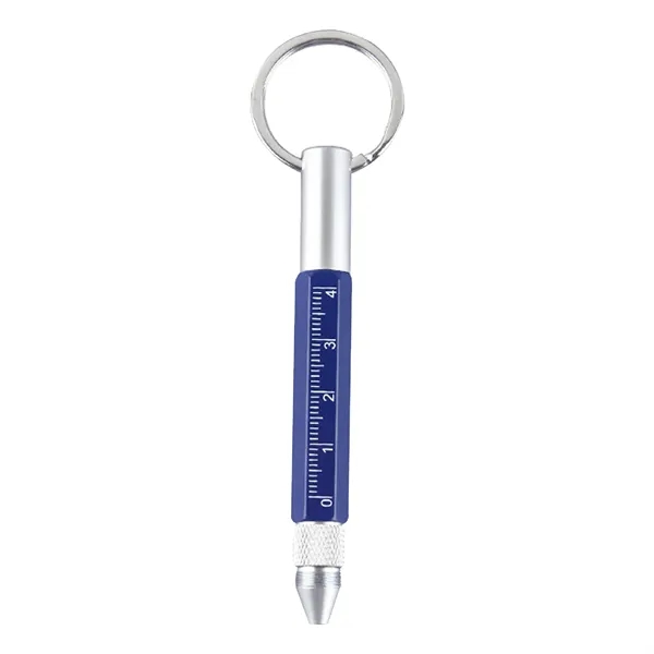 6 In 1 Metal Tool Pen With Key Ring - 6 In 1 Metal Tool Pen With Key Ring - Image 5 of 9