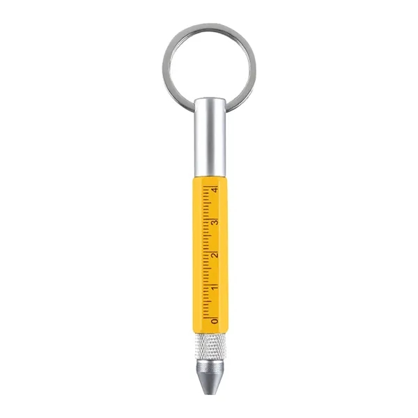 6 In 1 Metal Tool Pen With Key Ring - 6 In 1 Metal Tool Pen With Key Ring - Image 6 of 9