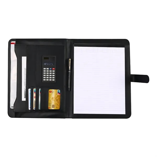A4 Pu Leather File Folder - A4 Pu Leather File Folder - Image 2 of 3
