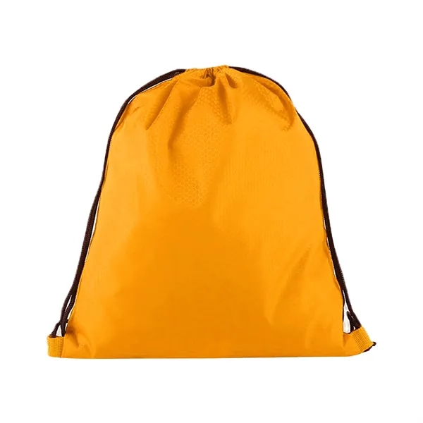 210D Polyester Drawstring Backpack - 210D Polyester Drawstring Backpack - Image 5 of 6
