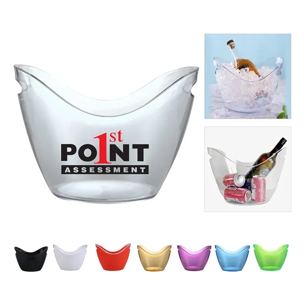 2 Gallon Plastic Beer Ice Bucket - 2 Gallon Plastic Beer Ice Bucket - Image 0 of 6