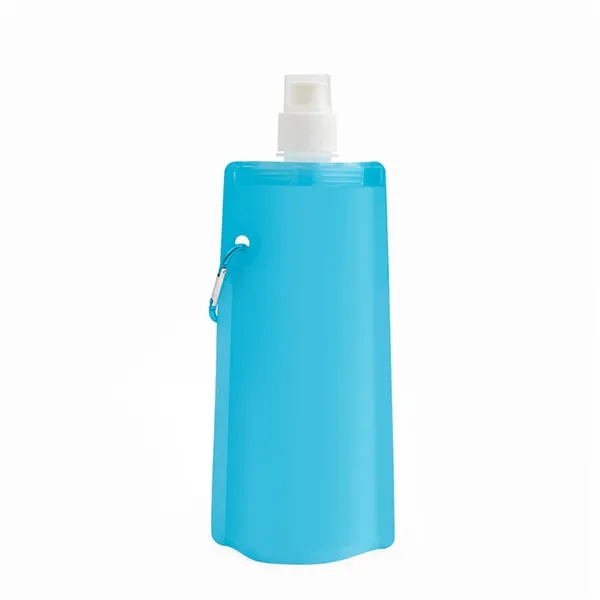 16oz PE Collapsible Water Bag Clip For Sports - 16oz PE Collapsible Water Bag Clip For Sports - Image 3 of 13
