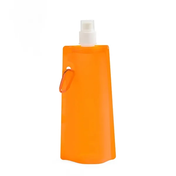 16oz PE Collapsible Water Bag Clip For Sports - 16oz PE Collapsible Water Bag Clip For Sports - Image 7 of 13