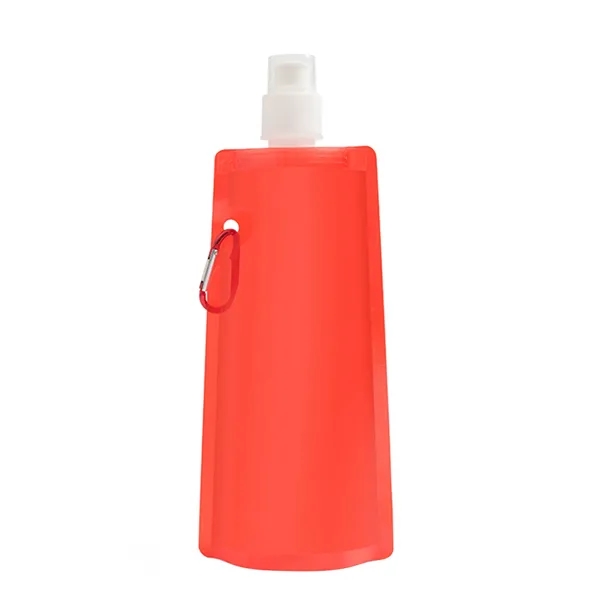 16oz PE Collapsible Water Bag Clip For Sports - 16oz PE Collapsible Water Bag Clip For Sports - Image 9 of 13