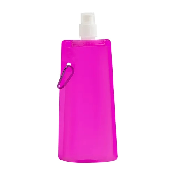 16oz PE Collapsible Water Bag Clip For Sports - 16oz PE Collapsible Water Bag Clip For Sports - Image 11 of 13