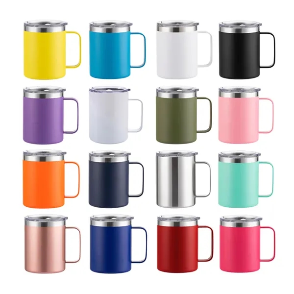 14Oz Stainless Steel Coffee Mug - 14Oz Stainless Steel Coffee Mug - Image 10 of 19