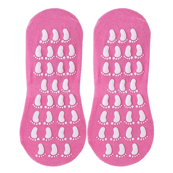 Yoga Pilates Non Slip Socks With Grippers Women - Yoga Pilates Non Slip Socks With Grippers Women - Image 9 of 11