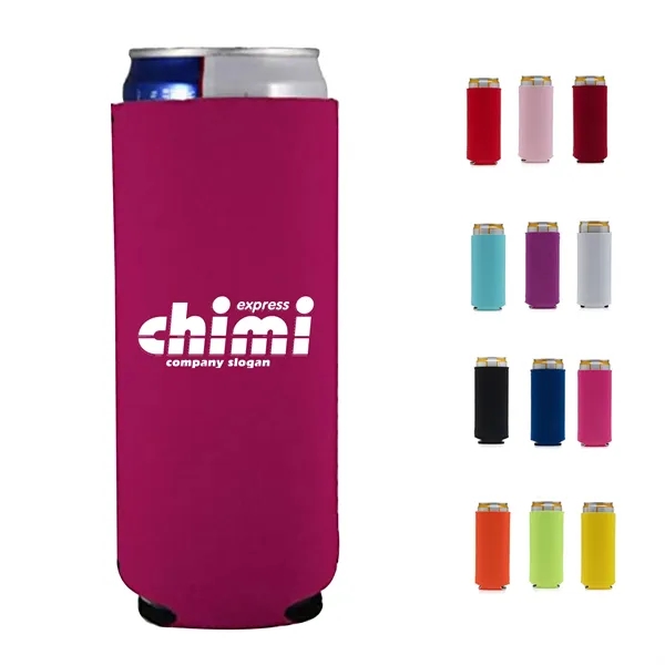 12 oz Slim Neoprene Can Cooler - 12 oz Slim Neoprene Can Cooler - Image 0 of 3