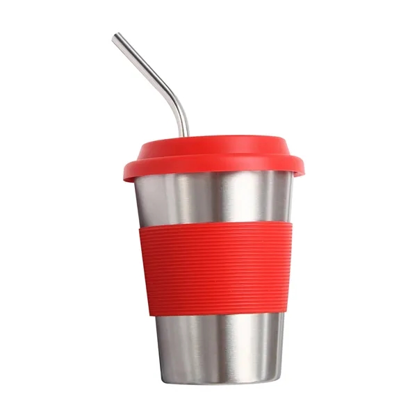 Colorful Sippy Cup with Silicone Lids & Straws - Colorful Sippy Cup with Silicone Lids & Straws - Image 6 of 11