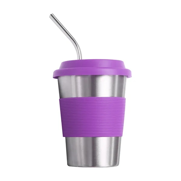 Colorful Sippy Cup with Silicone Lids & Straws - Colorful Sippy Cup with Silicone Lids & Straws - Image 7 of 11