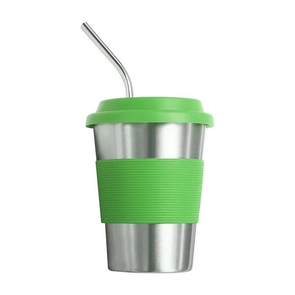 Colorful Sippy Cup with Silicone Lids & Straws - Colorful Sippy Cup with Silicone Lids & Straws - Image 8 of 11