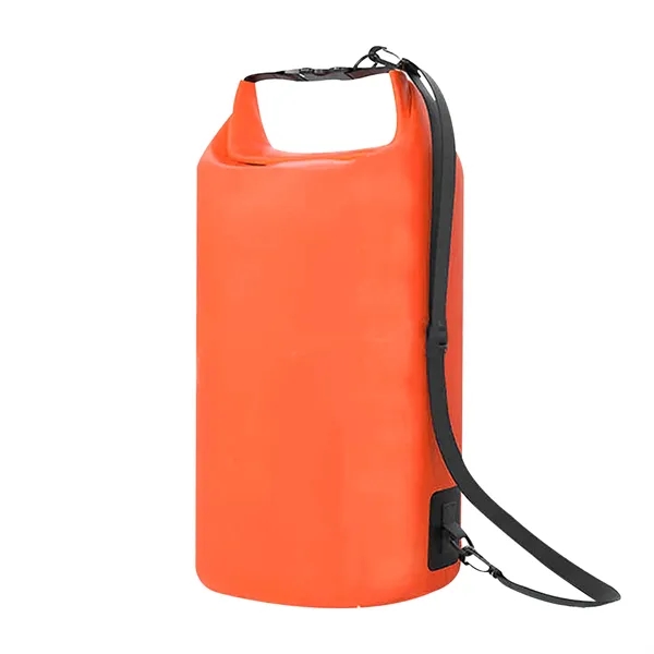 10 Liters Waterproof Dry Bag with Shoulder Strap - 10 Liters Waterproof Dry Bag with Shoulder Strap - Image 6 of 6