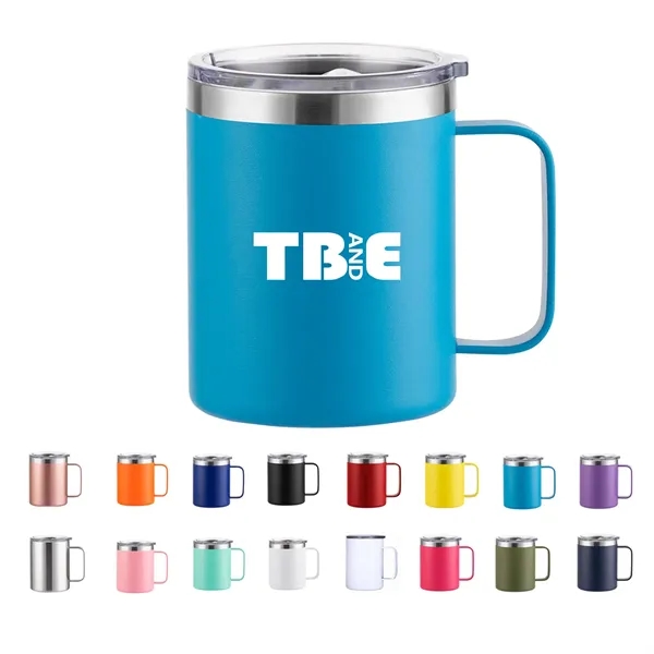 12Oz Stainless Coffee Tumbler Mug With Leakproof Lid - 12Oz Stainless Coffee Tumbler Mug With Leakproof Lid - Image 0 of 6