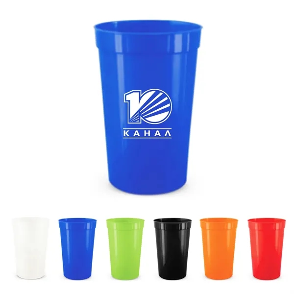 16 oz Food Grade Plastic Stadium Cup - 16 oz Food Grade Plastic Stadium Cup - Image 0 of 13