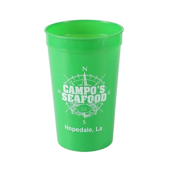 16 oz Food Grade Plastic Stadium Cup - 16 oz Food Grade Plastic Stadium Cup - Image 1 of 13
