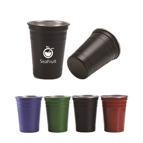 16 Oz. Stainless Steel Pint Cup - 16 Oz. Stainless Steel Pint Cup - Image 0 of 3