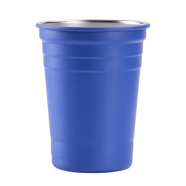16 Oz. Stainless Steel Pint Cup - 16 Oz. Stainless Steel Pint Cup - Image 2 of 3