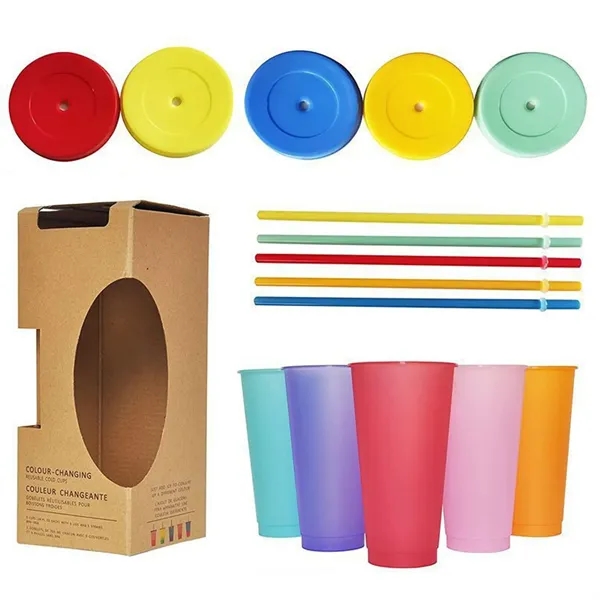 24 Oz.Mood Stadium Cup/Straw/Lid Set - 24 Oz.Mood Stadium Cup/Straw/Lid Set - Image 2 of 3