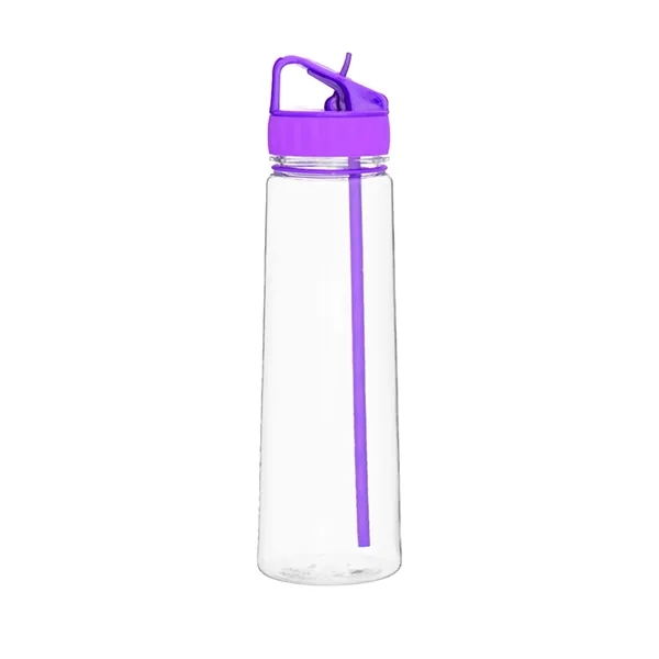24 Oz Water Bottle With Flip Straw - 24 Oz Water Bottle With Flip Straw - Image 1 of 3