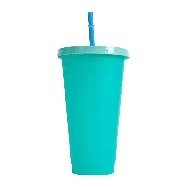24Oz Reusable Cold Color Changing Cups Tumblers - 24Oz Reusable Cold Color Changing Cups Tumblers - Image 1 of 3