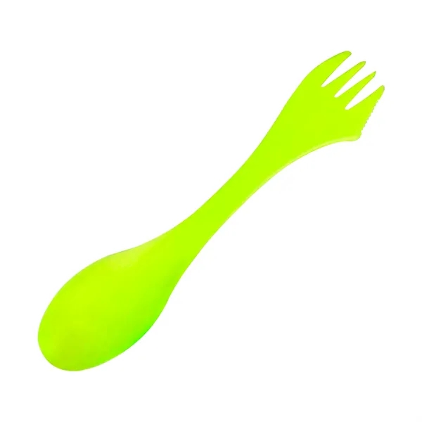 3 in 1 Plastic spork with custom logo - 3 in 1 Plastic spork with custom logo - Image 2 of 3