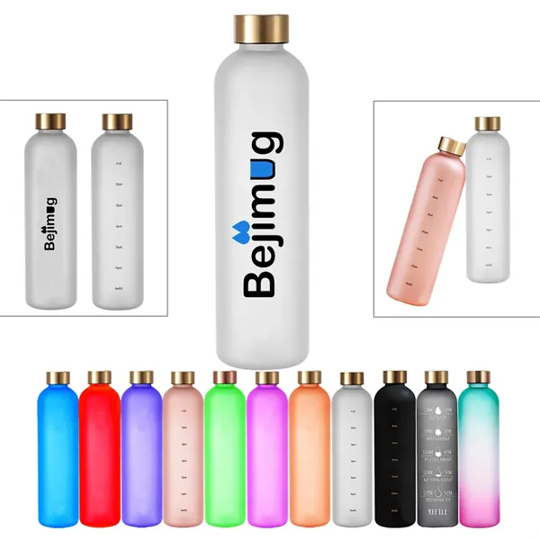 32Oz Time Marked Tritan Water Bottle - 32Oz Time Marked Tritan Water Bottle - Image 0 of 6