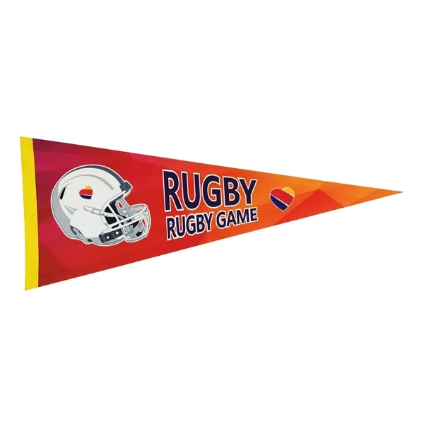 4" X 10" Mini Felt Pennant W/ Sewn Strip - 4" X 10" Mini Felt Pennant W/ Sewn Strip - Image 7 of 12