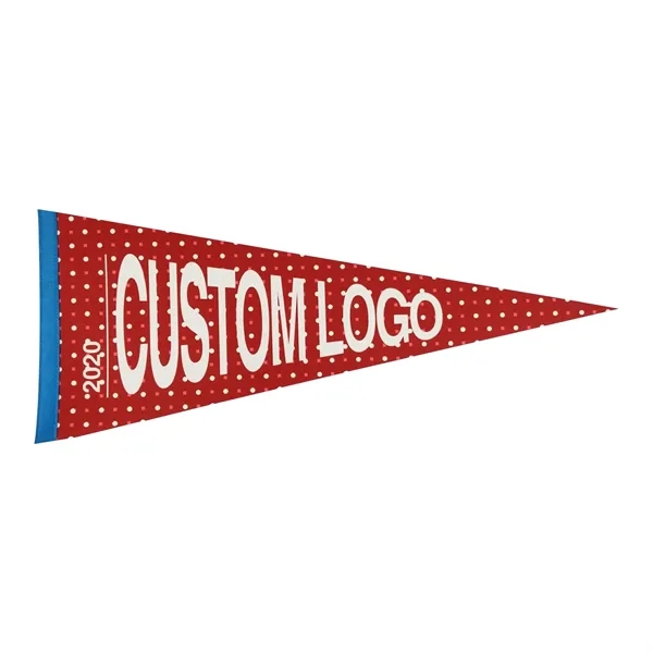 4" X 10" Mini Felt Pennant W/ Sewn Strip - 4" X 10" Mini Felt Pennant W/ Sewn Strip - Image 9 of 12