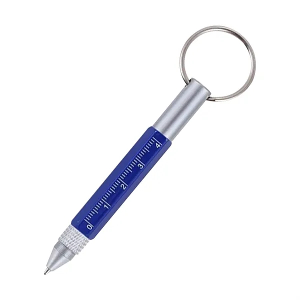 6 In 1 Metal Tool Pen With Key Ring - 6 In 1 Metal Tool Pen With Key Ring - Image 2 of 9