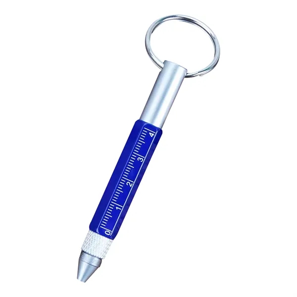 6 In 1 Metal Tool Pen With Key Ring - 6 In 1 Metal Tool Pen With Key Ring - Image 8 of 9