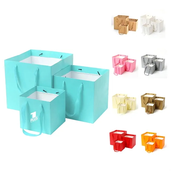 8" X 8"  8" Matte Laminated Euro Gift Tote Bag - 8" X 8"  8" Matte Laminated Euro Gift Tote Bag - Image 0 of 3