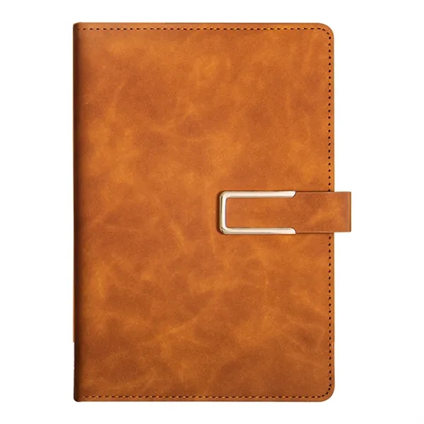 A5 Magnetic Buckle Pu Leather Notebook - A5 Magnetic Buckle Pu Leather Notebook - Image 3 of 8