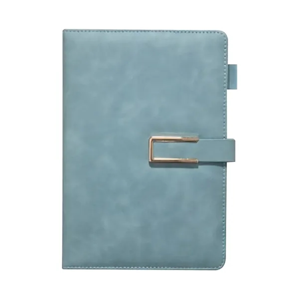 A5 Magnetic Buckle Pu Leather Notebook - A5 Magnetic Buckle Pu Leather Notebook - Image 6 of 8