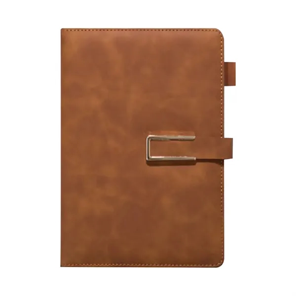 A5 Magnetic Buckle Pu Leather Notebook - A5 Magnetic Buckle Pu Leather Notebook - Image 7 of 8