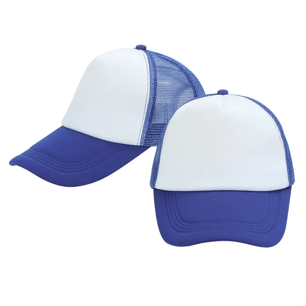 Two Tone Foam Trucker Mesh Cap - Two Tone Foam Trucker Mesh Cap - Image 6 of 29