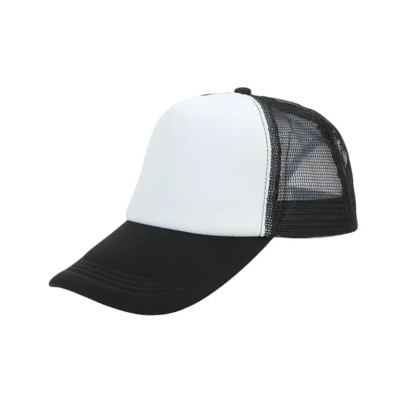 Two Tone Foam Trucker Mesh Cap - Two Tone Foam Trucker Mesh Cap - Image 10 of 29